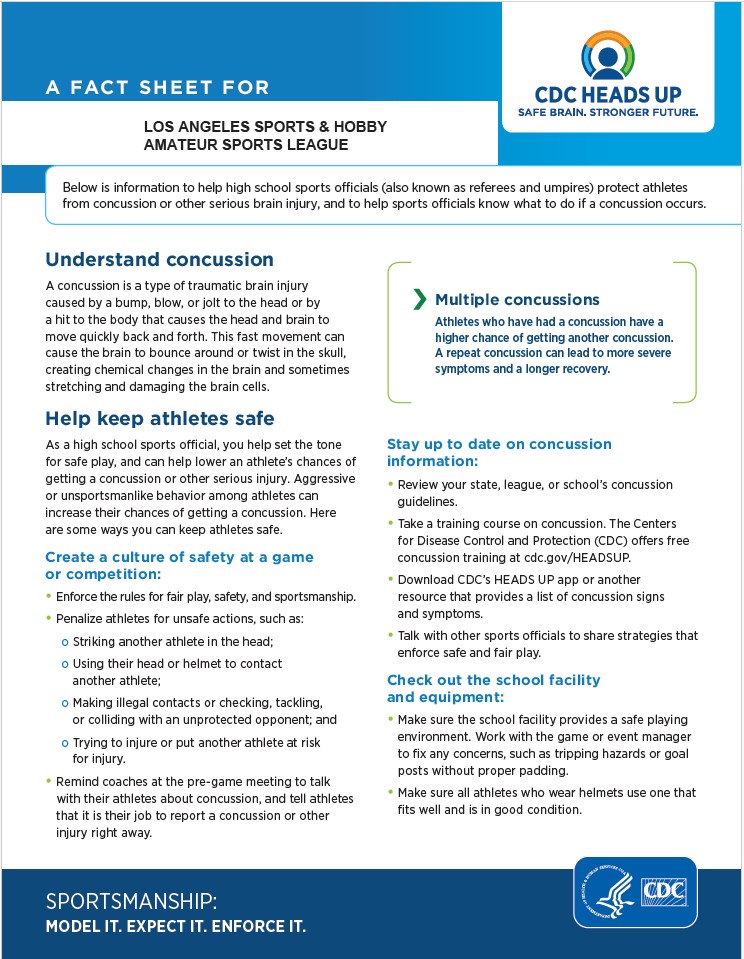 Concussion Awareness Page 1